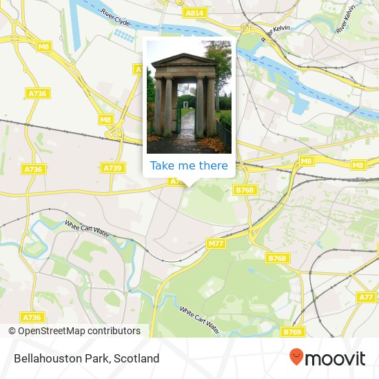 Bellahouston Park map