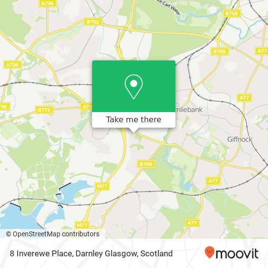 8 Inverewe Place, Darnley Glasgow map