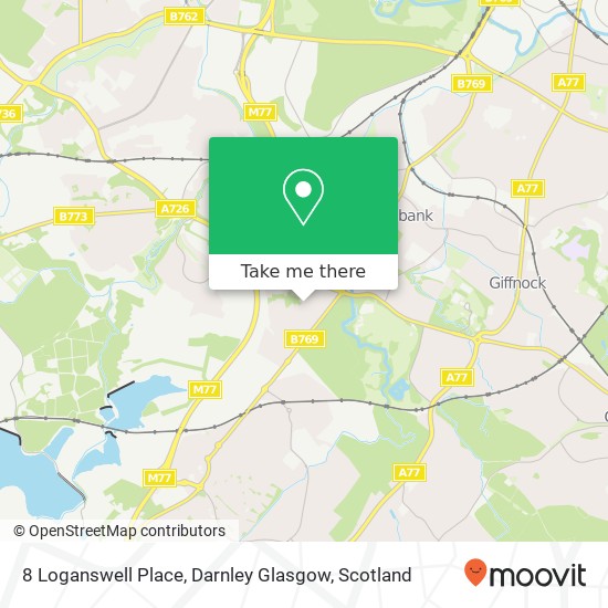 8 Loganswell Place, Darnley Glasgow map