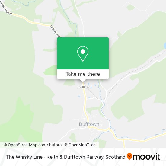 The Whisky Line - Keith & Dufftown Railway map