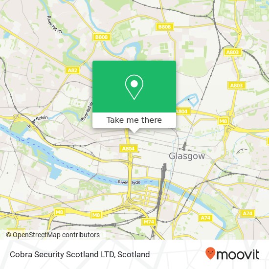 Cobra Security Scotland LTD map