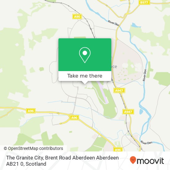The Granite City, Brent Road Aberdeen Aberdeen AB21 0 map