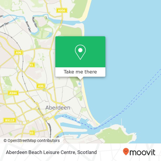 Aberdeen Beach Leisure Centre map