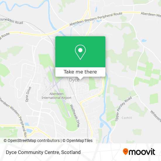 Dyce Community Centre map