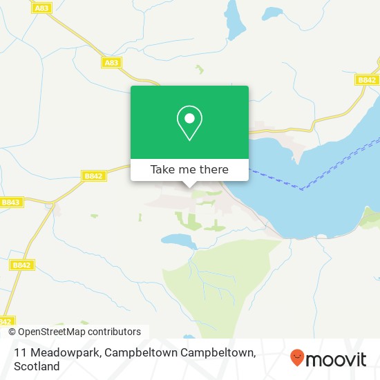 11 Meadowpark, Campbeltown Campbeltown map