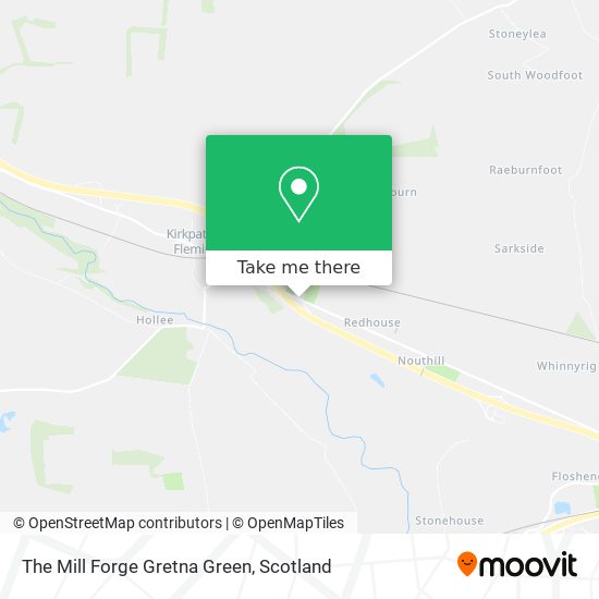 The Mill Forge Gretna Green map
