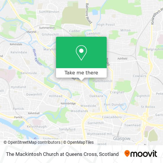 The Mackintosh Church at Queens Cross map