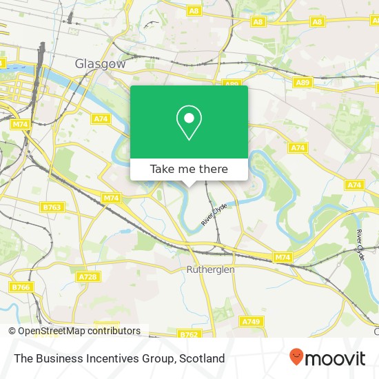 The Business Incentives Group map