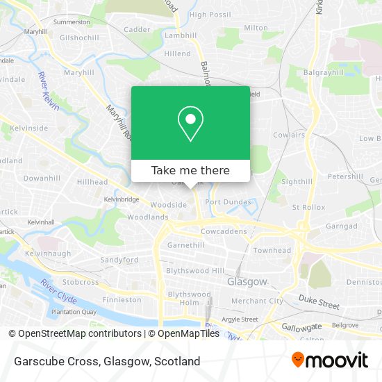 Garscube Cross, Glasgow map