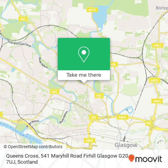 Queens Cross, 541 Maryhill Road Firhill Glasgow G20 7UJ map
