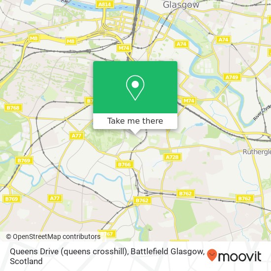 Queens Drive (queens crosshill), Battlefield Glasgow map