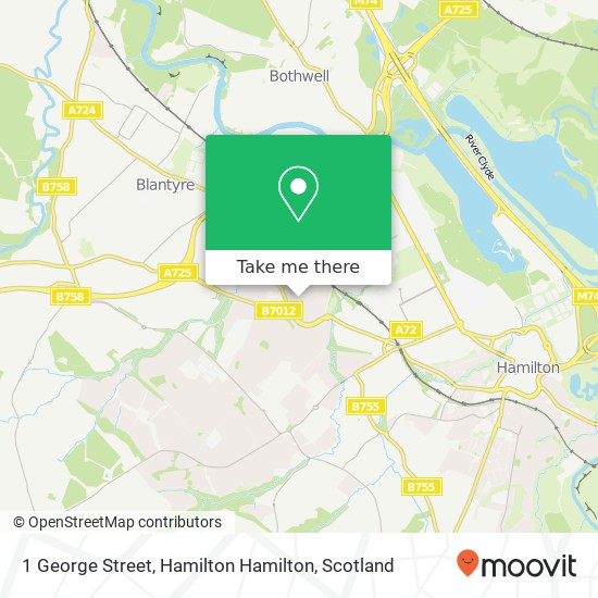 1 George Street, Hamilton Hamilton map
