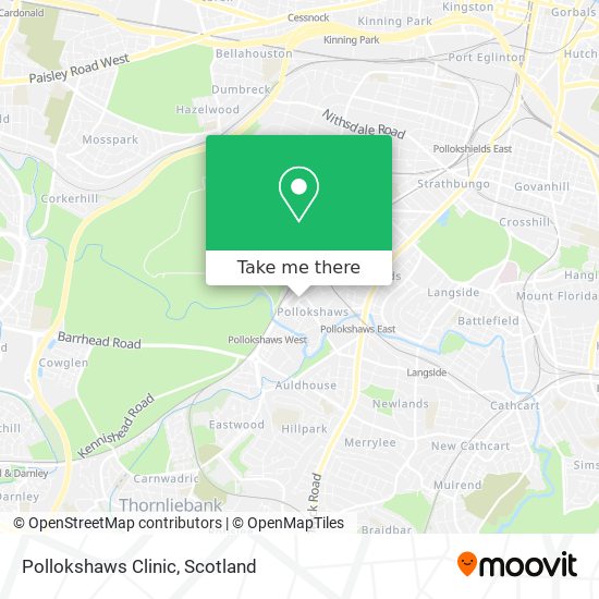 Pollokshaws Clinic map