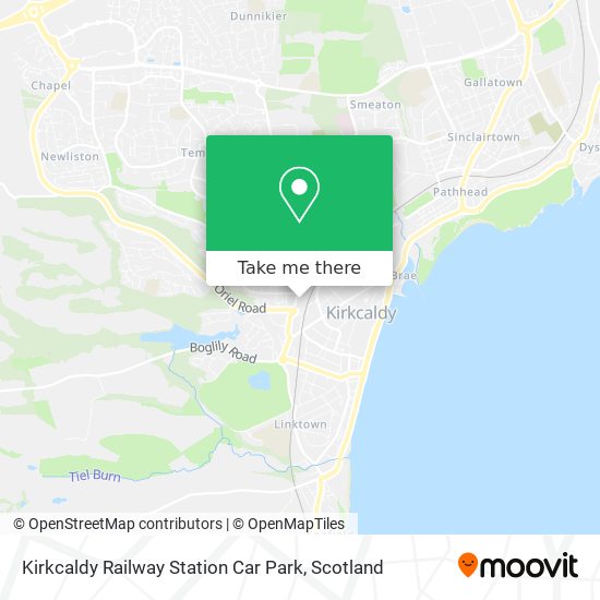 Kirkcaldy Railway Station Car Park map