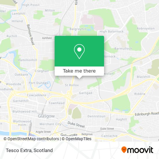 Tesco Extra map