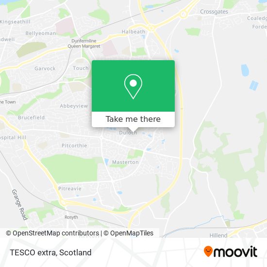 TESCO extra map