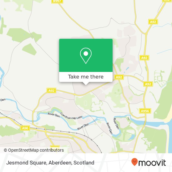 Jesmond Square, Aberdeen map