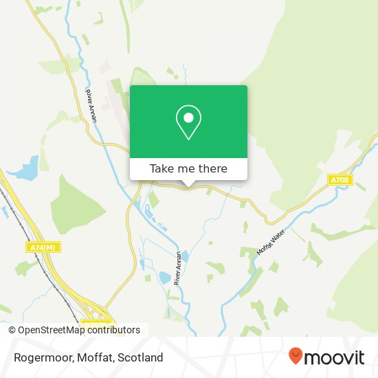 Rogermoor, Moffat map