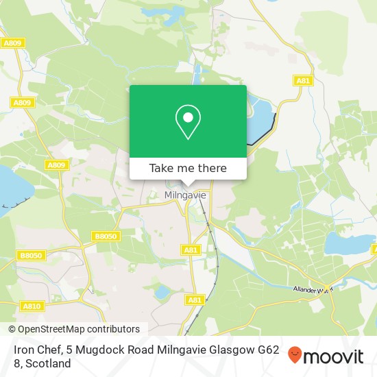 Iron Chef, 5 Mugdock Road Milngavie Glasgow G62 8 map