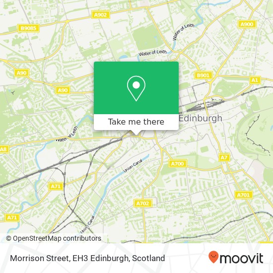 Morrison Street, EH3 Edinburgh map