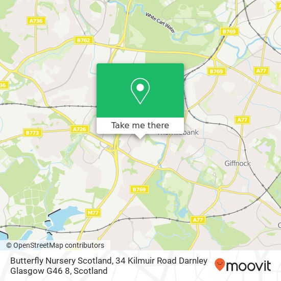 Butterfly Nursery Scotland, 34 Kilmuir Road Darnley Glasgow G46 8 map