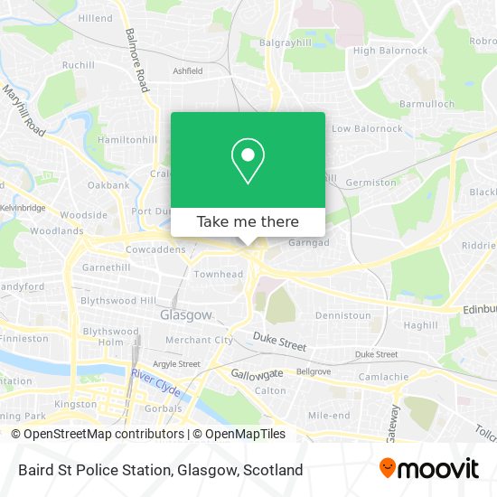 Baird St Police Station, Glasgow map