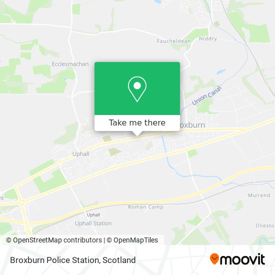 Broxburn Police Station map
