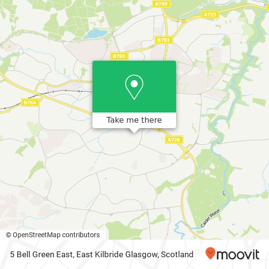 5 Bell Green East, East Kilbride Glasgow map