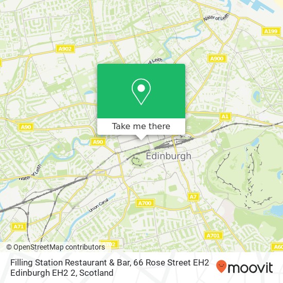 Filling Station Restaurant & Bar, 66 Rose Street EH2 Edinburgh EH2 2 map