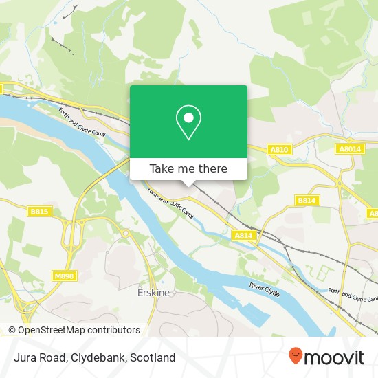 Jura Road, Clydebank map