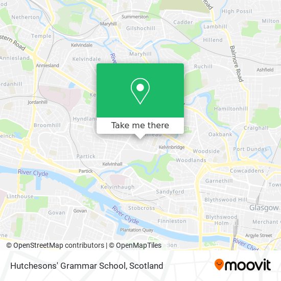 Hutchesons' Grammar School map
