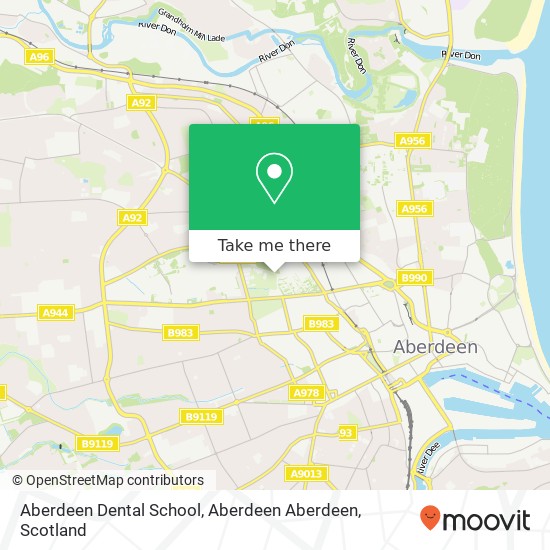 Aberdeen Dental School, Aberdeen Aberdeen map