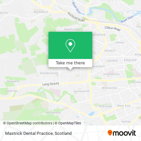Mastrick Dental Practice map