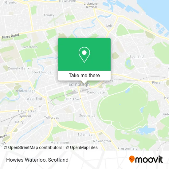 Howies Waterloo map
