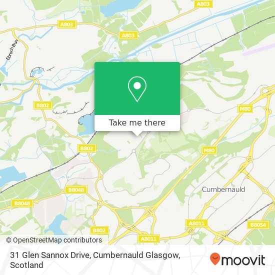 31 Glen Sannox Drive, Cumbernauld Glasgow map