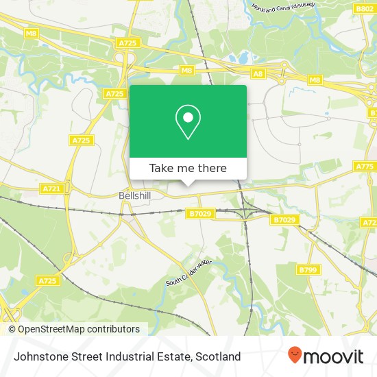 Johnstone Street Industrial Estate map