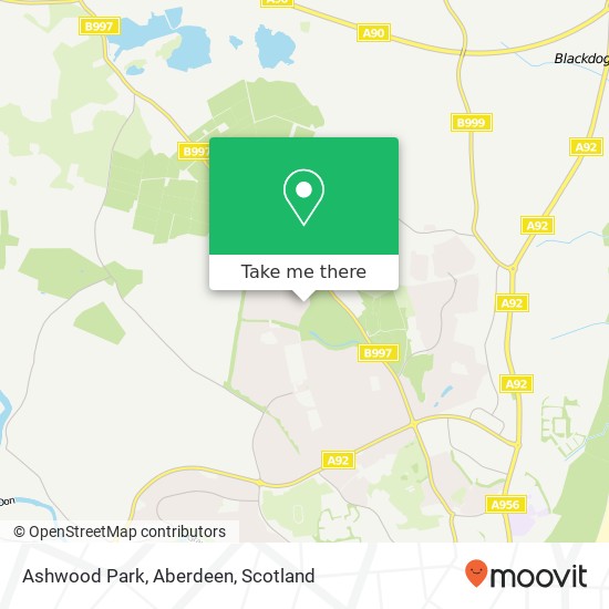 Ashwood Park, Aberdeen map