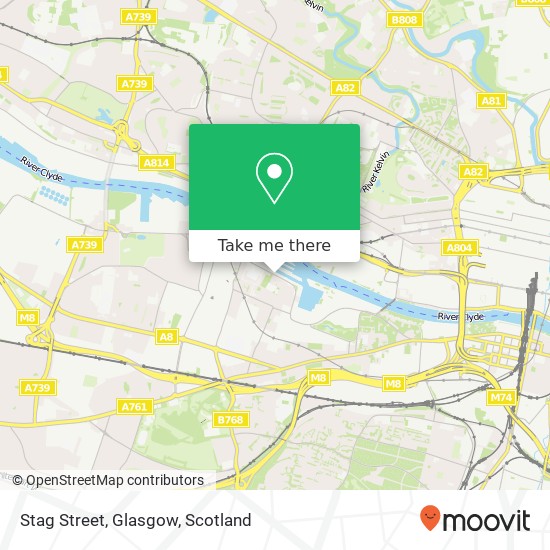 Stag Street, Glasgow map