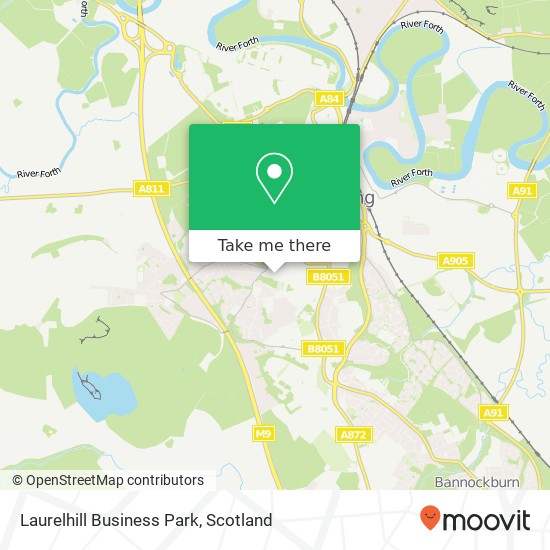 Laurelhill Business Park map