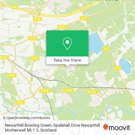 Newarthill Bowling Green, Spalehall Drive Newarthill Motherwell ML1 5 map