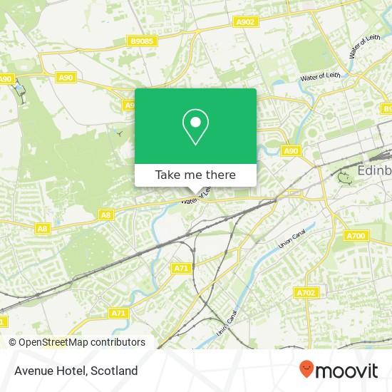 Avenue Hotel map