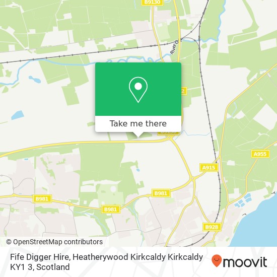 Fife Digger Hire, Heatherywood Kirkcaldy Kirkcaldy KY1 3 map