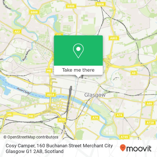 Cosy Camper, 160 Buchanan Street Merchant City Glasgow G1 2AB map