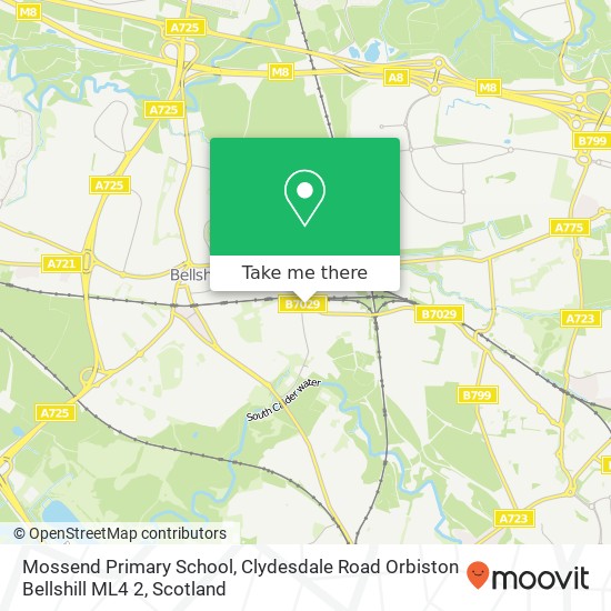 Mossend Primary School, Clydesdale Road Orbiston Bellshill ML4 2 map