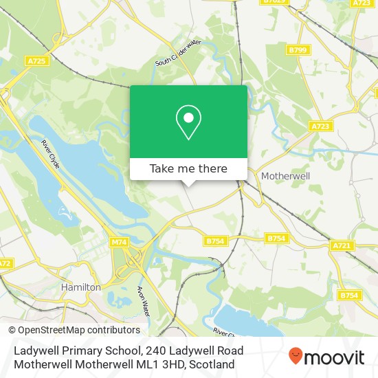 Ladywell Primary School, 240 Ladywell Road Motherwell Motherwell ML1 3HD map