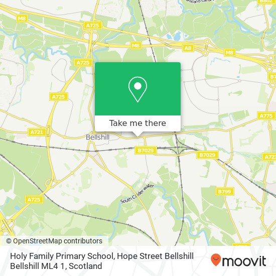 Holy Family Primary School, Hope Street Bellshill Bellshill ML4 1 map