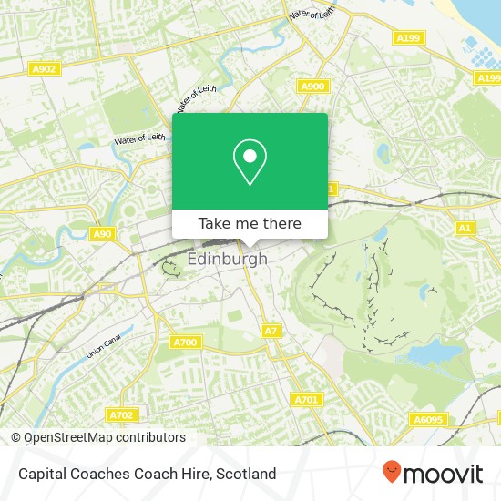 Capital Coaches Coach Hire map