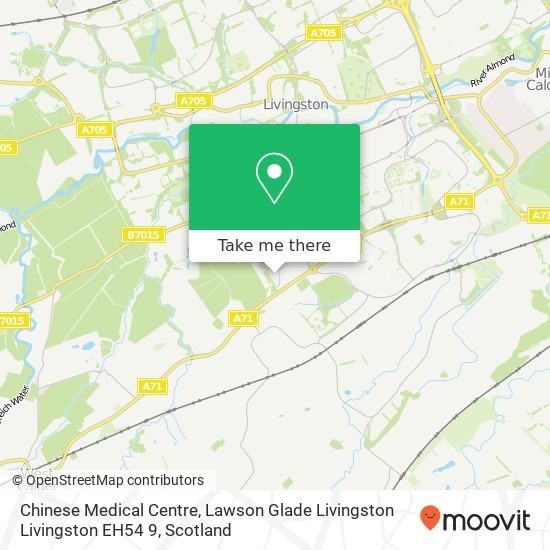 Chinese Medical Centre, Lawson Glade Livingston Livingston EH54 9 map