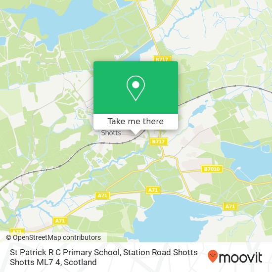 St Patrick R C Primary School, Station Road Shotts Shotts ML7 4 map