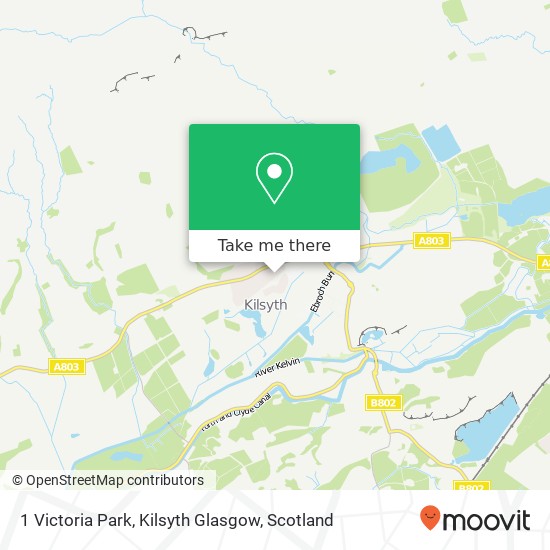 1 Victoria Park, Kilsyth Glasgow map